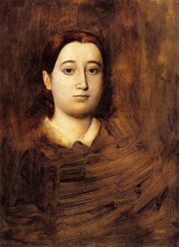 埃德加 德加 Portrait of Therese De Gas, The Artist Sister